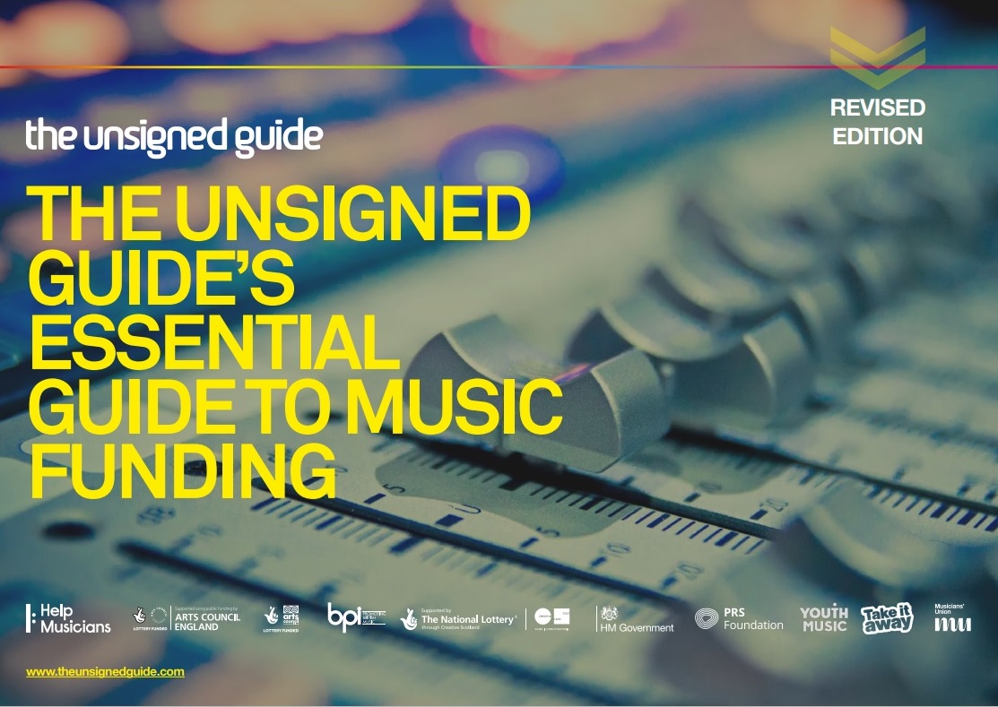 Find out about funding opportunities for your music! Get your FREE copy of our 36 page 'Essential Guide to Music Funding' now!